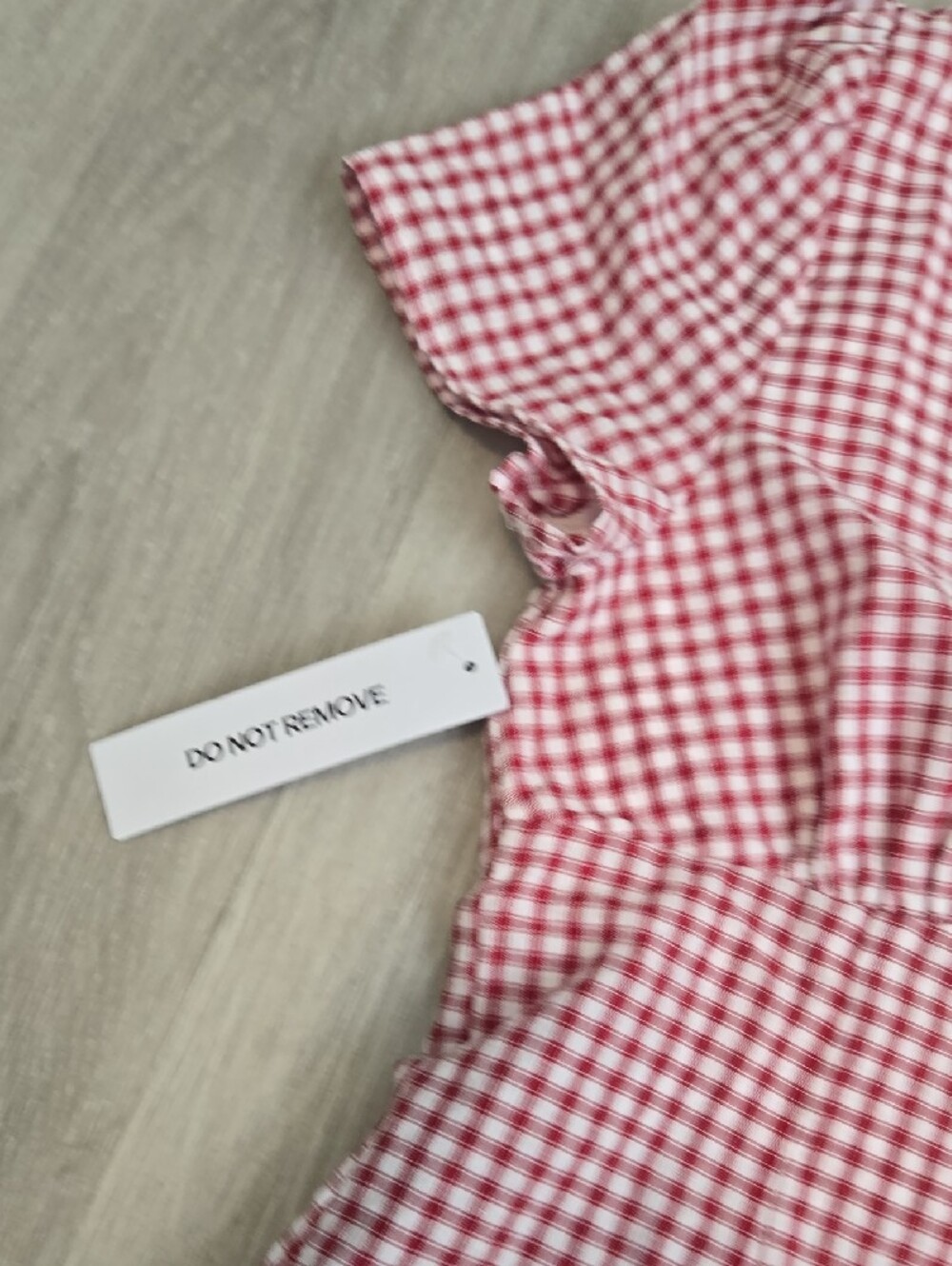 Princess Polly Pink and White Gingham Button-Front Mini Dress - Picture 4 of 5